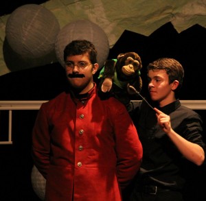 Kyle as Ram Dass and Robert as his monkey in A Little Princess (2013).
